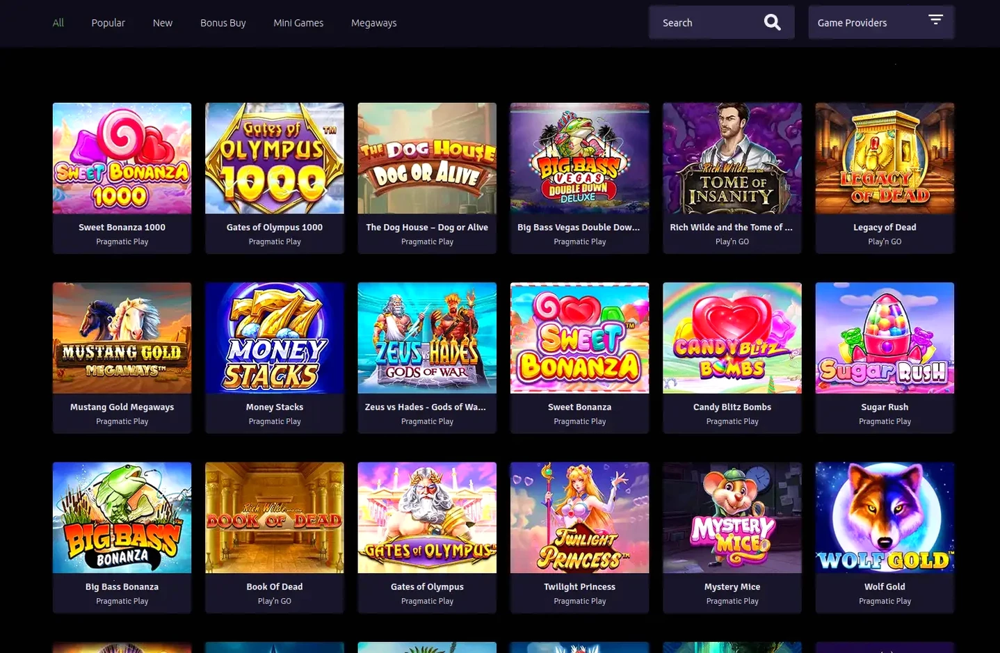 Игровой интерфейс казино Дрексел
